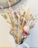 “Droogbloemen boeket Cute pastel” - Droogbloemen - Het Muurbloempje