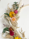 Droogbloemen krans “Fleur Naturelle” - Droogbloemen - Het Muurbloempje
